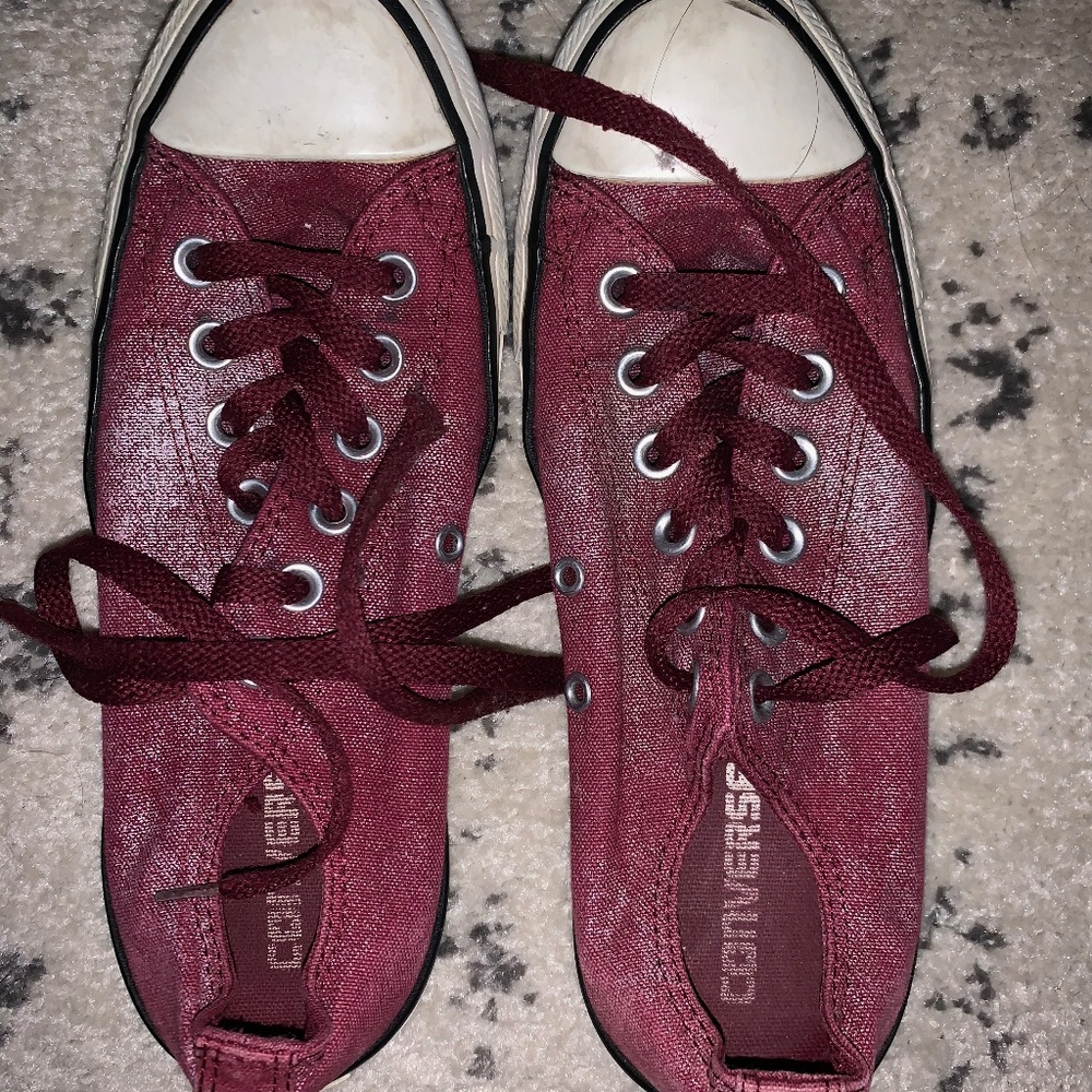 Glittery Fuschia Classic Converse